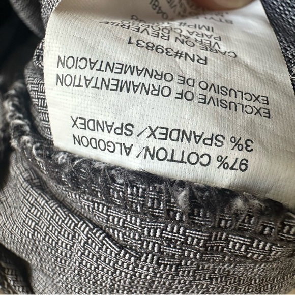 Takara Gray Cotton Wide-Leg Capri Trousers Size 7 - Picture 8 of 8